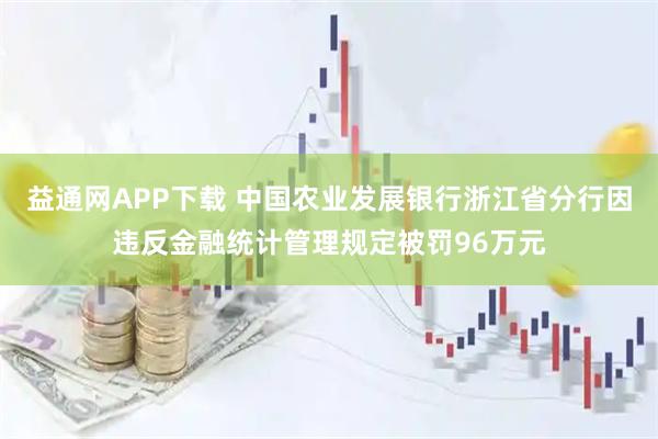 益通网APP下载 中国农业发展银行浙江省分行因违反金融统计管理规定被罚96万元